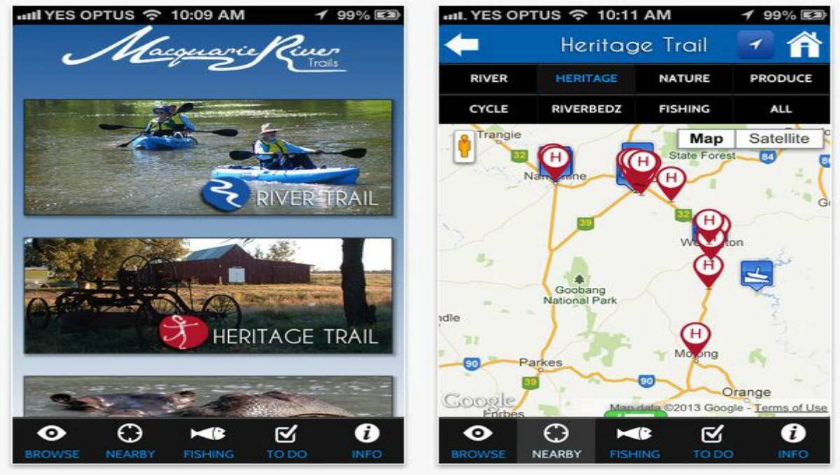 RELEASED only two weeks ago the latest version of the Macquarie River Trails downloadable apps have already proven a big hit with potential visitors to the region from Australia and internationally.